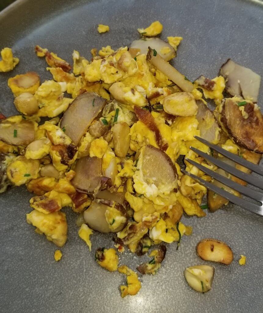 Lycoperdon scrambled eggs